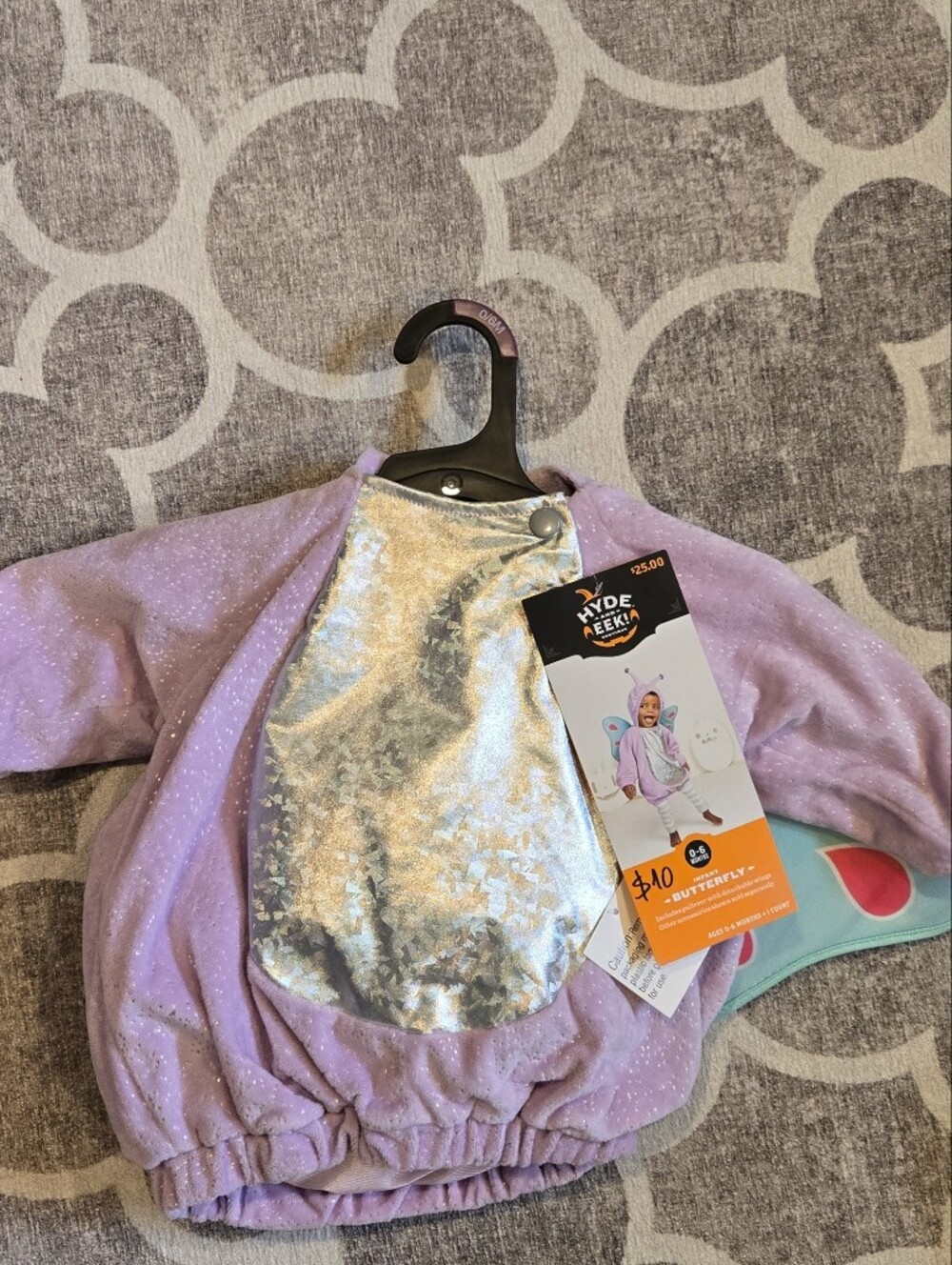 Lavender Butterfly Baby Costume - Kids Costume - Picture 3 of 3